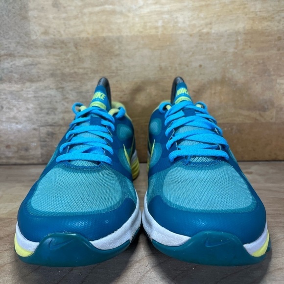 Nike Dual Fusion TR Womens Size 8 Running Shoes Sneakers Blue Teal/Yellow - Picture 2 of 8